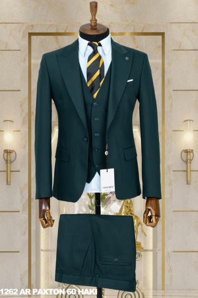 Dobby Men's Suit Khaki