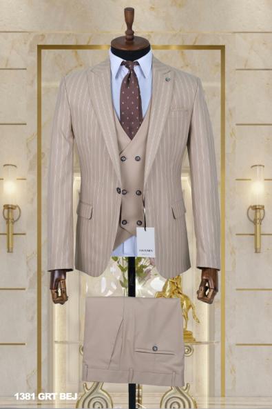 Combined Men's Suit Beige