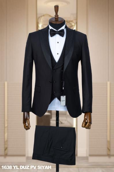 Men's Wedding Suit Black