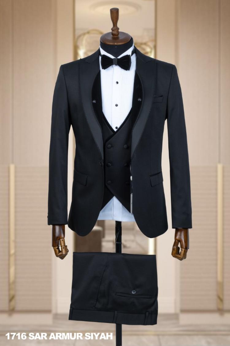 Men's Wedding Suit Black