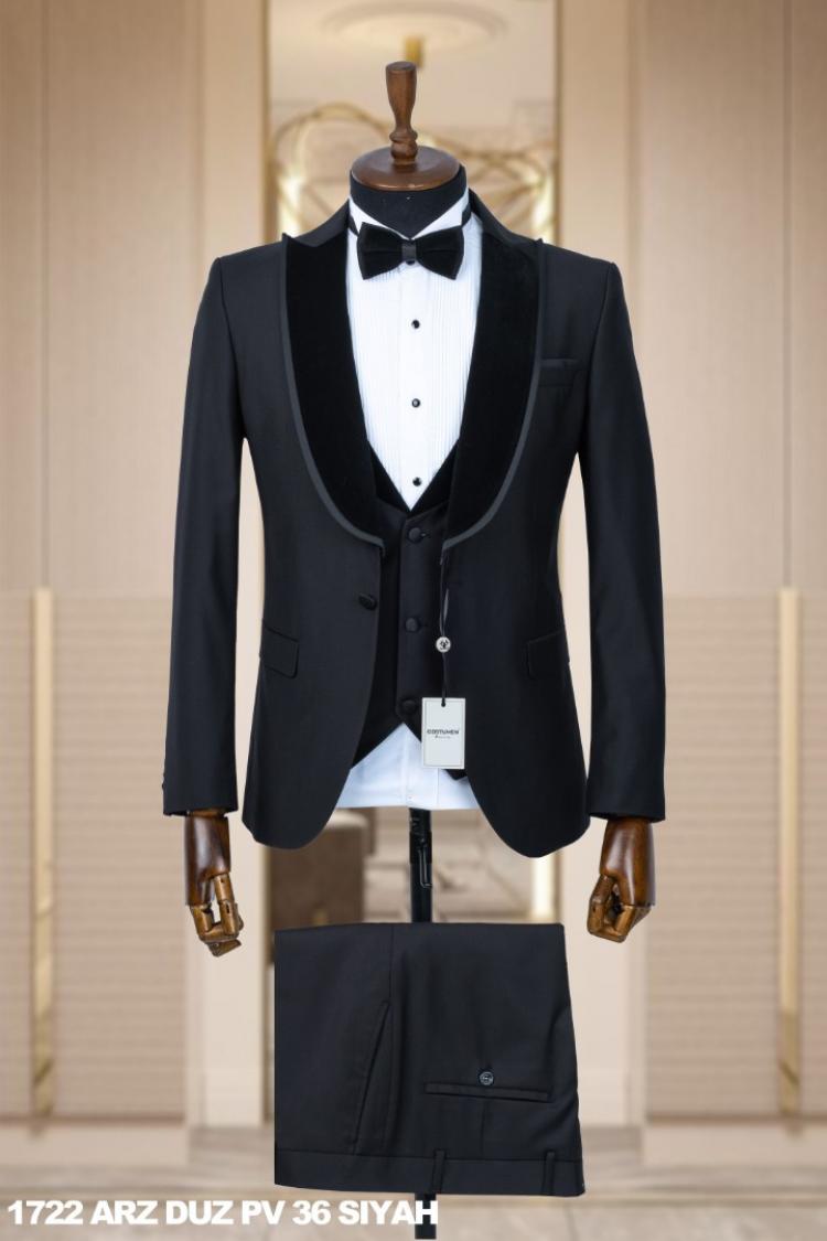 Men's Wedding Suit Black