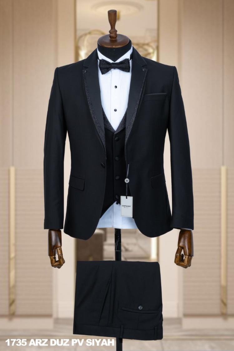 Men's Wedding Suit Black