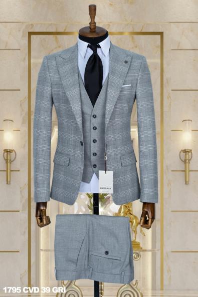 Combined Men's Suit Gray