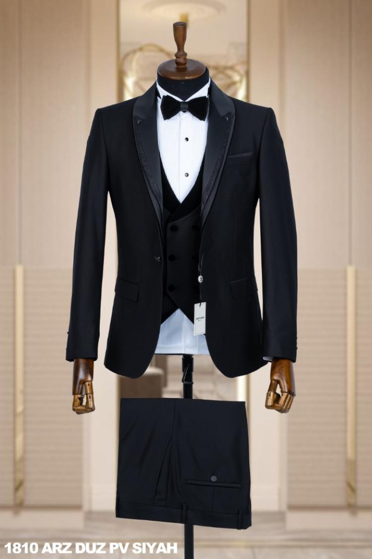 Men's Wedding Suit Black Men's Wedding Suit Black