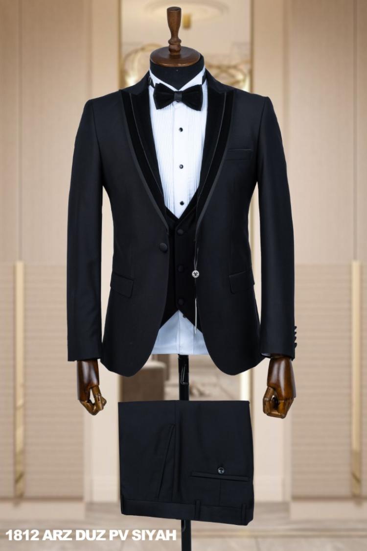 Men's Wedding Suit Black
