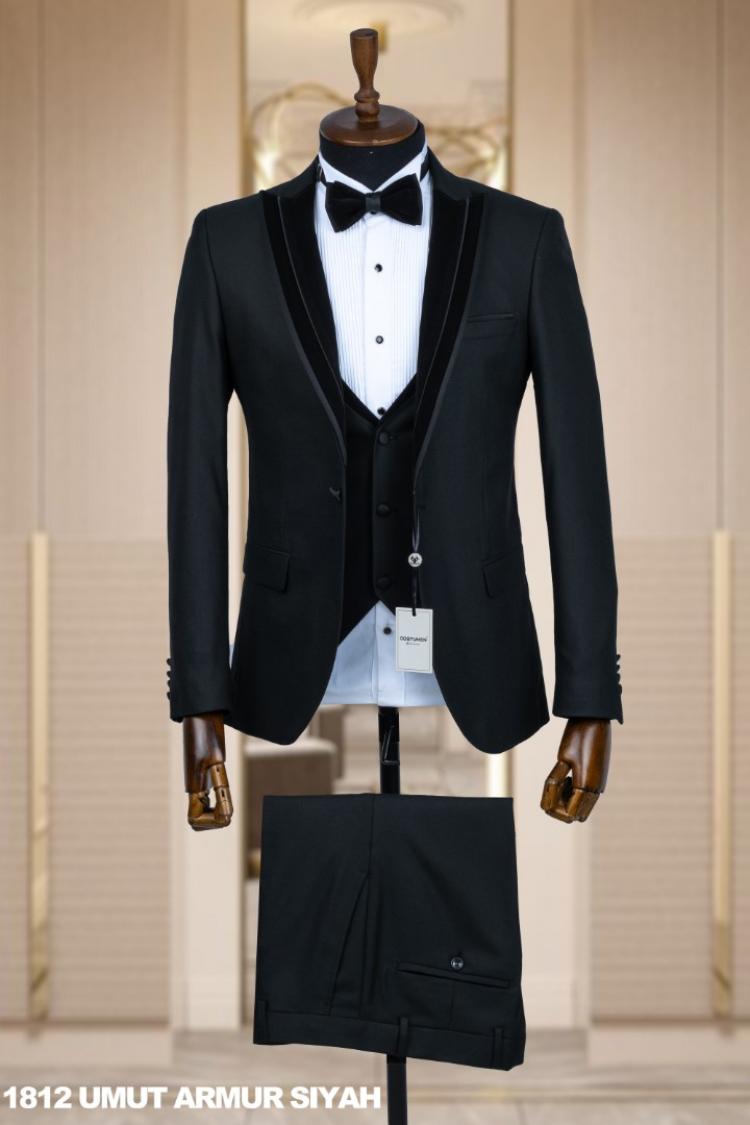 Men's Wedding Suit Black