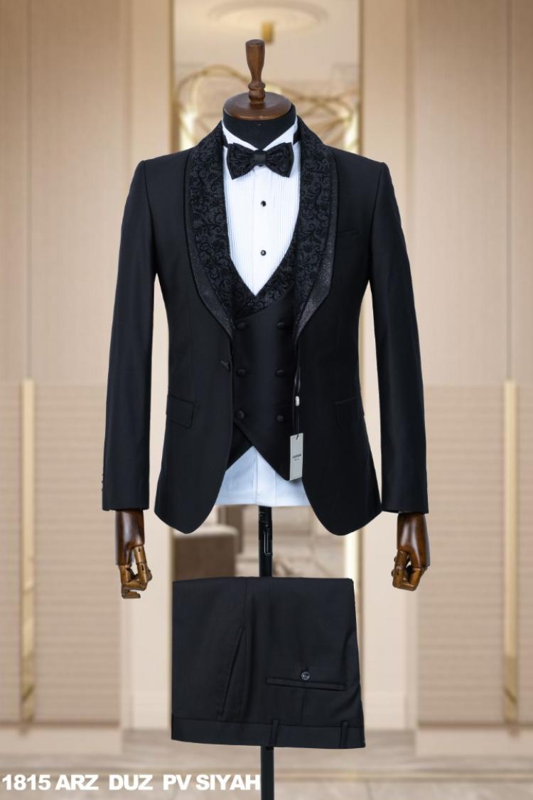 Men's Wedding Suit Black