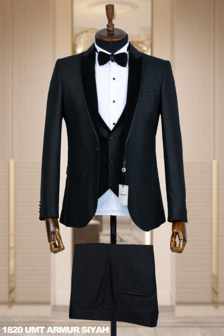 Men's Wedding Suit Black