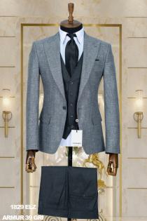 Combined Men's Suit Gray