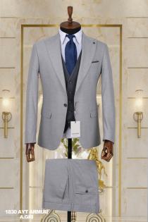 Exclusive Men's Suit Light Gray