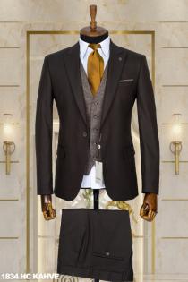 Combined Men's Suit Brown Combined Men's Suit Brown