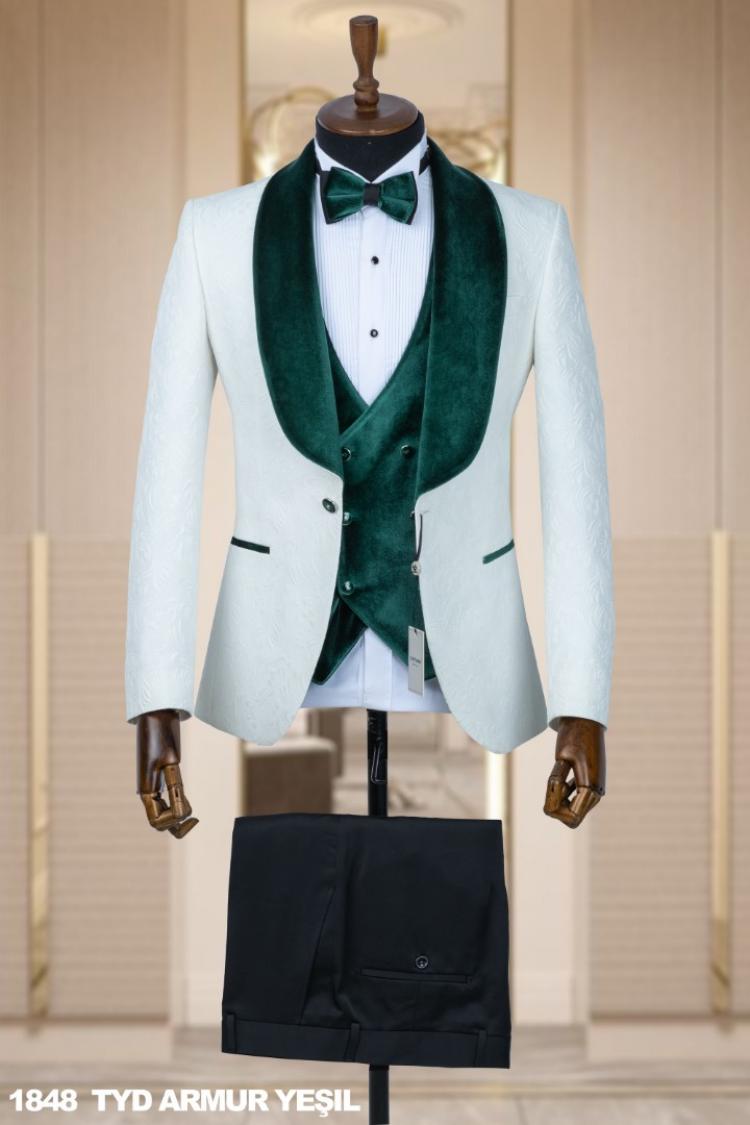 Men's Wedding Suit Green Men's Wedding Suit Green