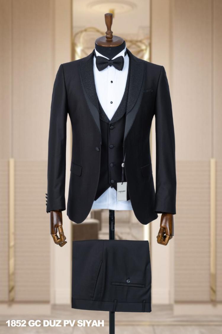 Men's Wedding Suit Black Men's Wedding Suit Black