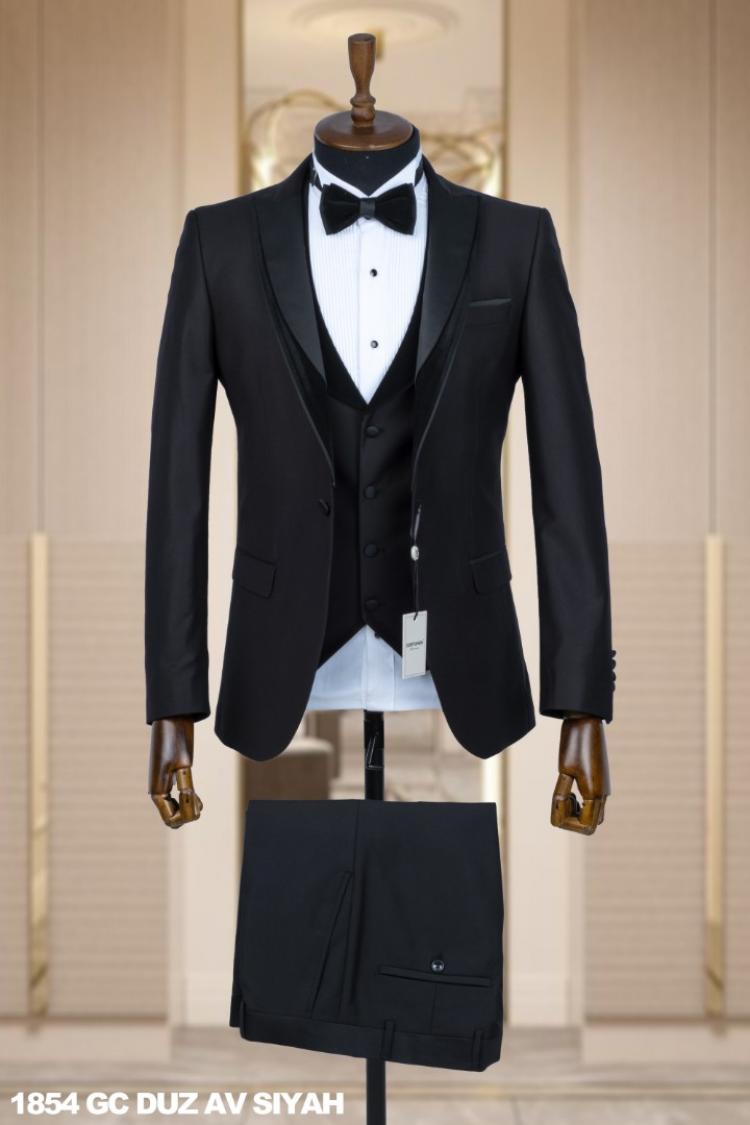 Men's Wedding Suit Black Men's Wedding Suit Black