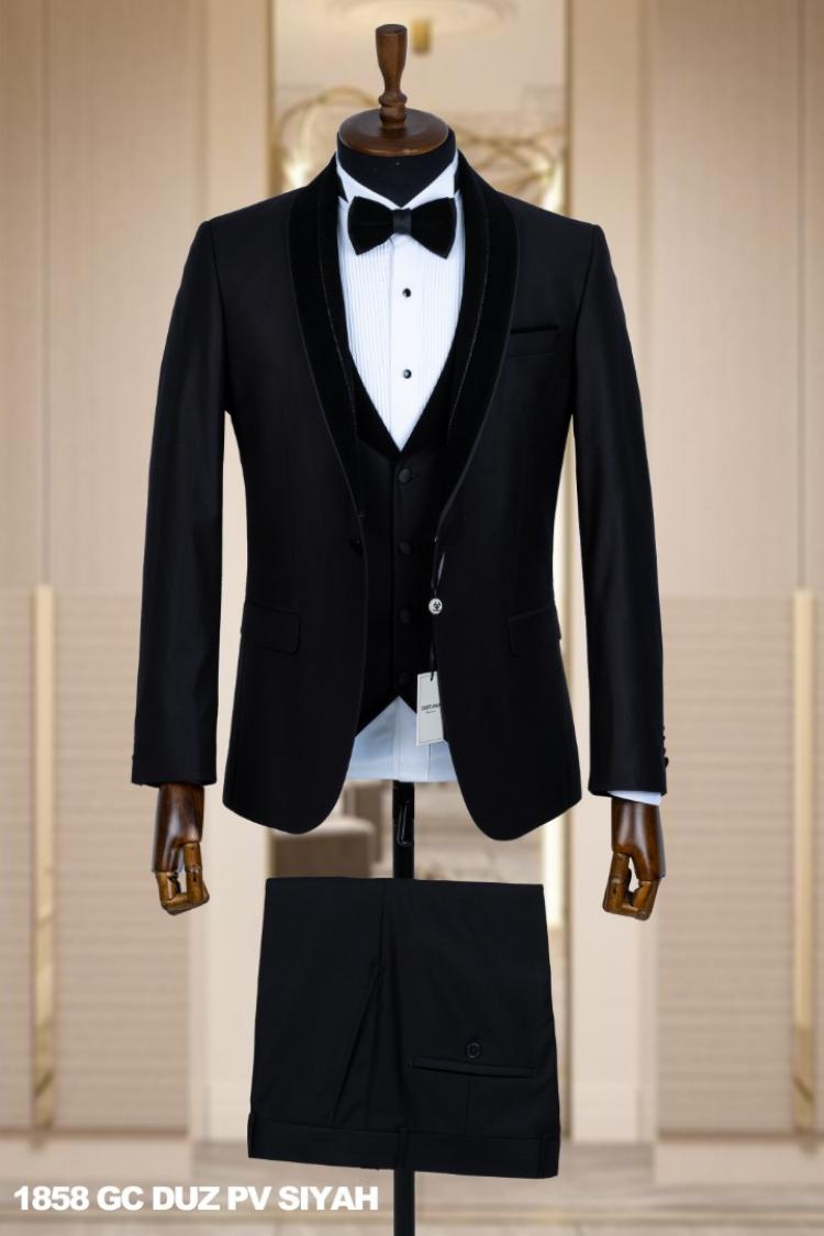 Men's Wedding Suit Black