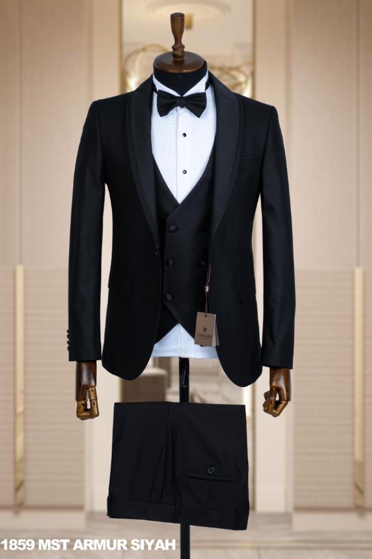 Men's Wedding Suit Black Men's Wedding Suit Black