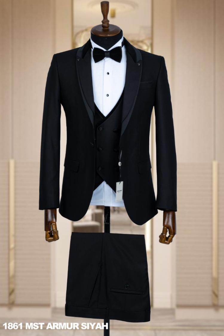 Men's Wedding Suit Black