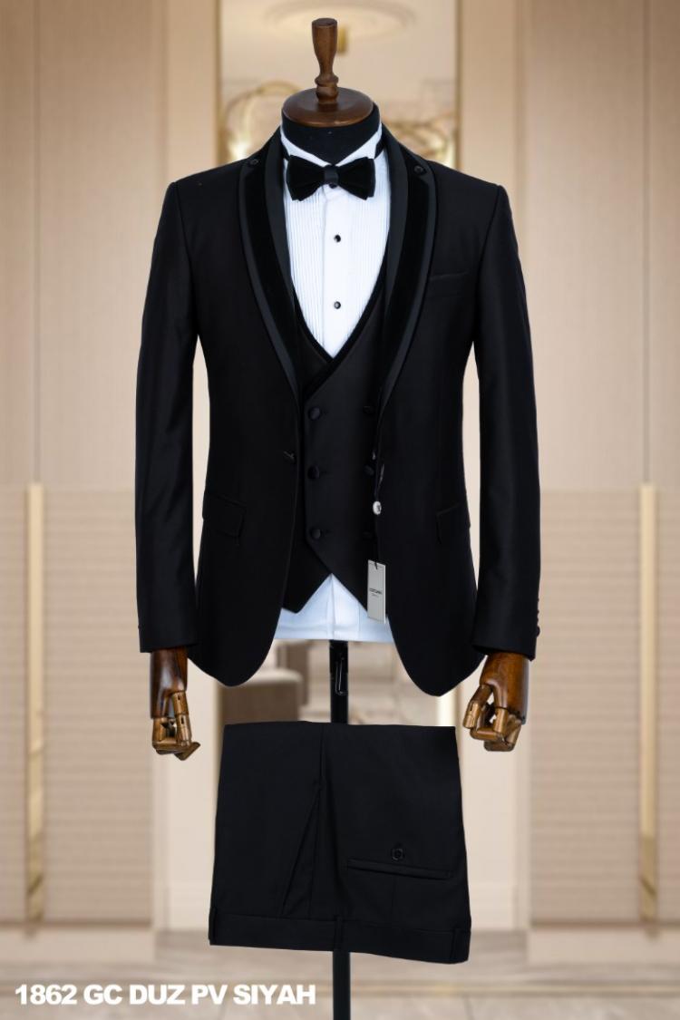 Men's Wedding Suit Black