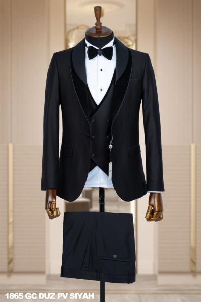 Men's Wedding Suit Black