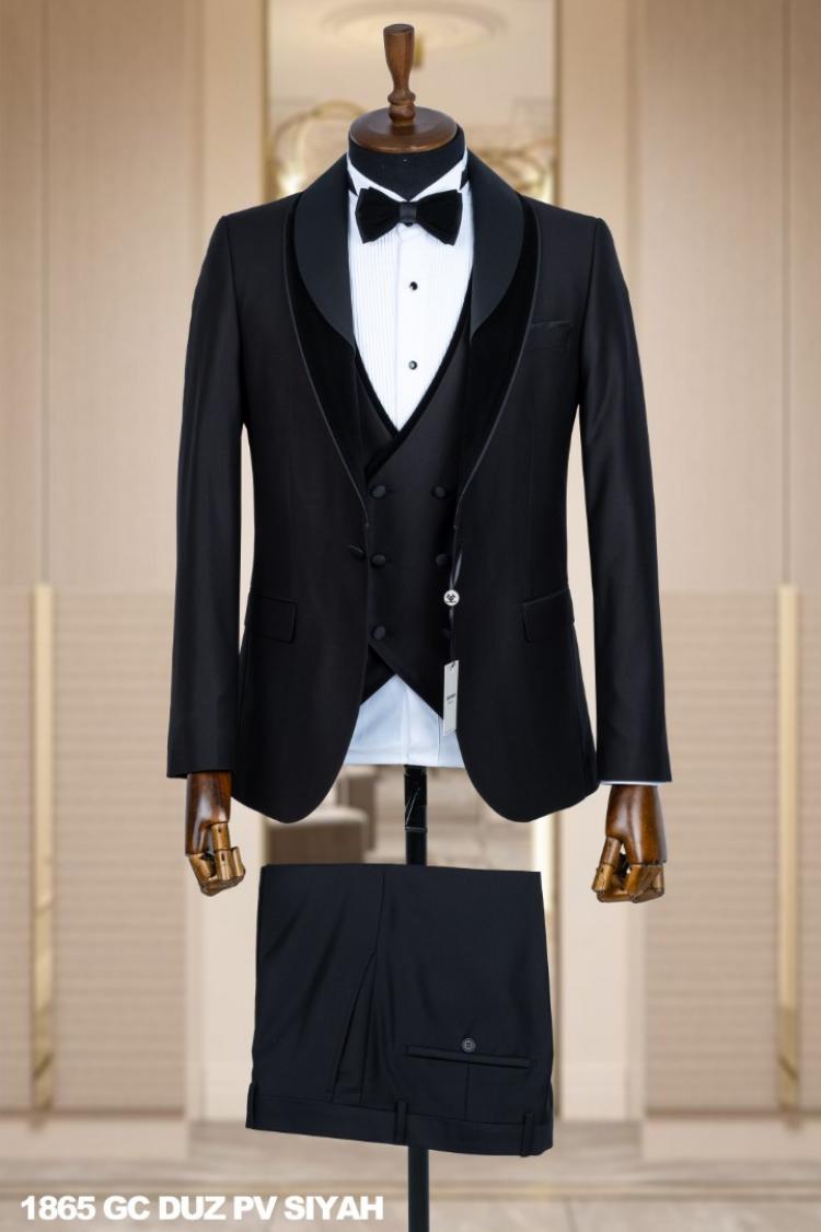 Men's Wedding Suit Black