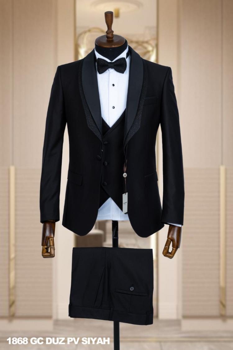 Men's Wedding Suit Black