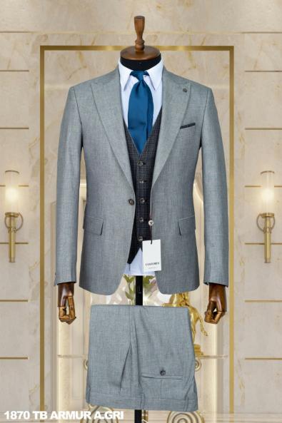 Exclusive Men's Suit Light Gray