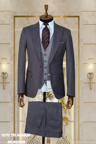 Exclusive Men's Suit Plum