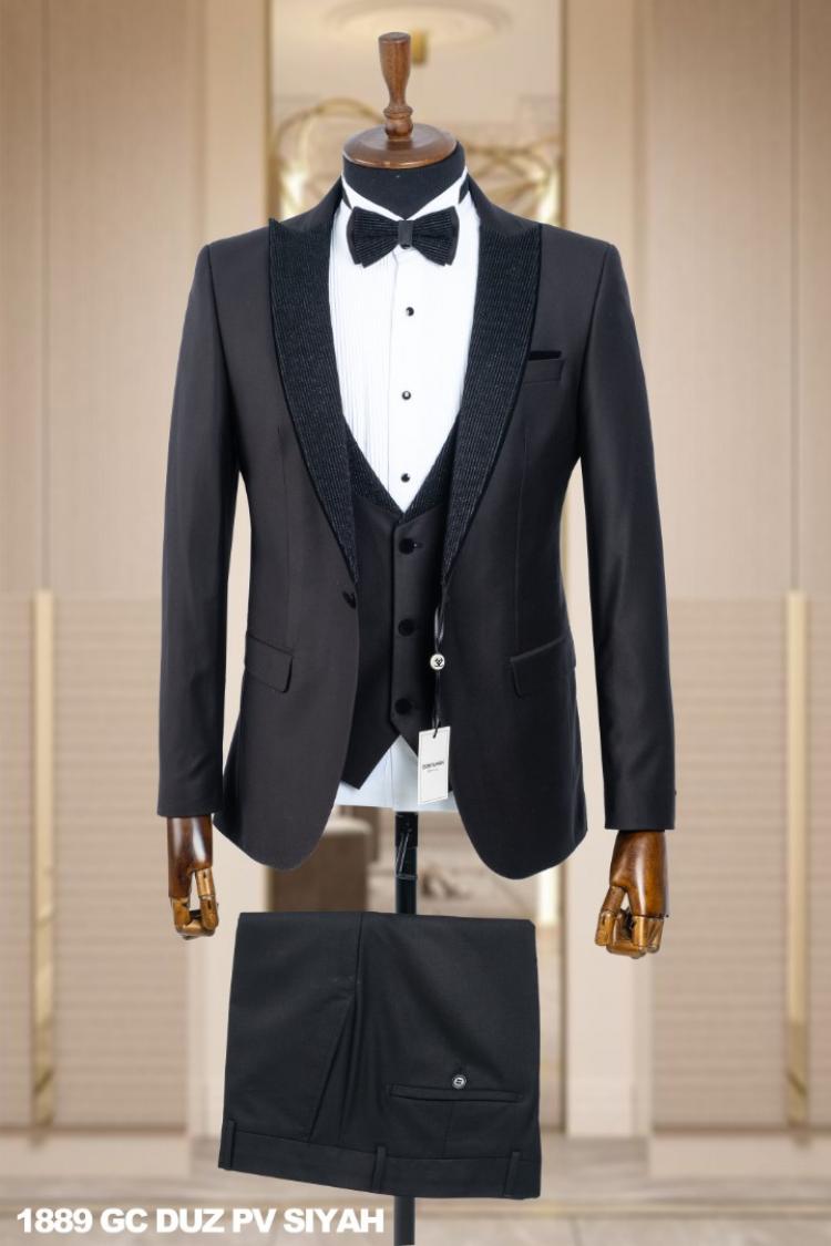 Men's Wedding Suit Black