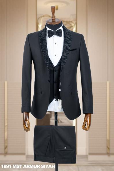Men's Wedding Suit Black