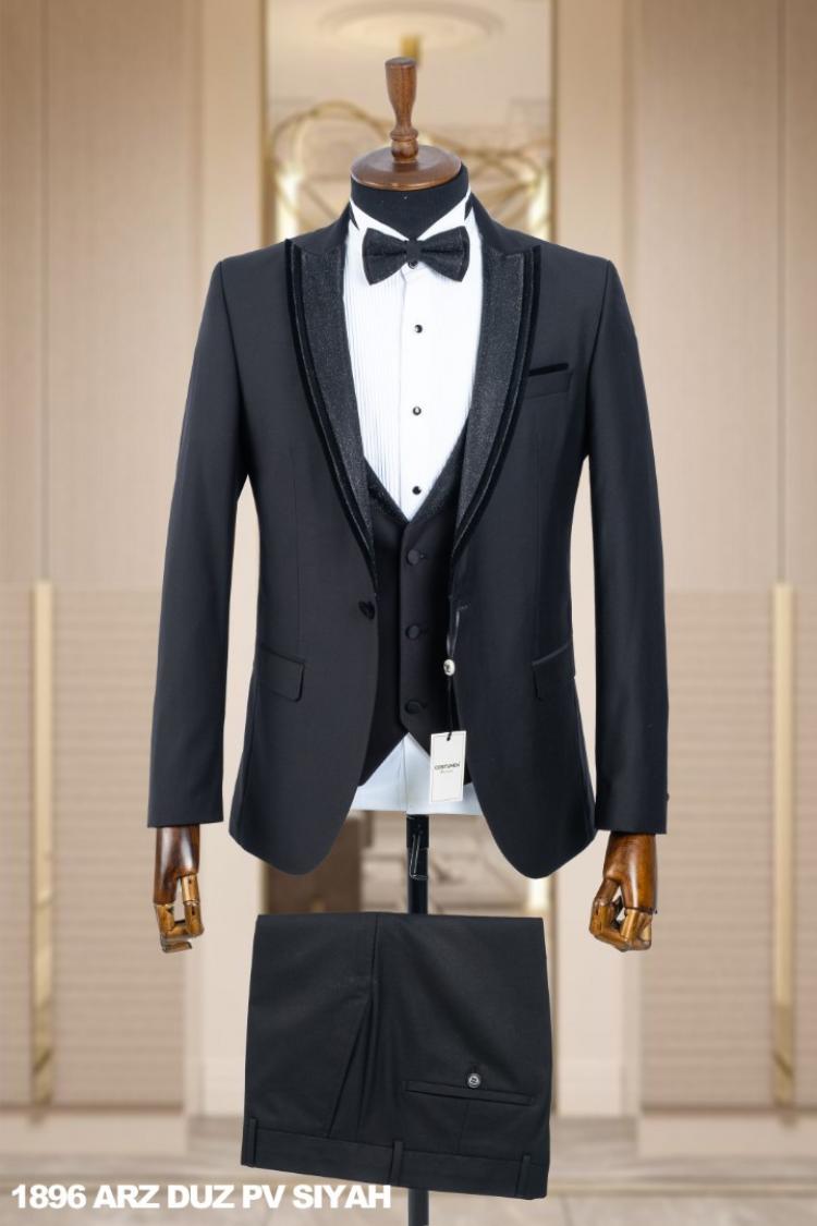 Men's Wedding Suit Black