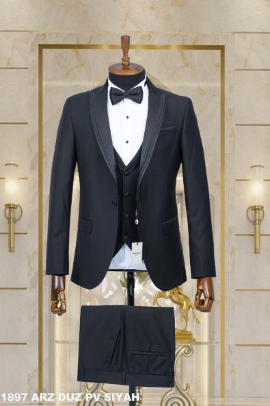 Men's Wedding Suit Black