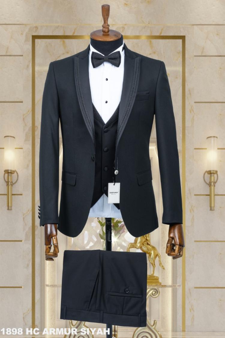 Men's Wedding Suit Black Men's Wedding Suit Black