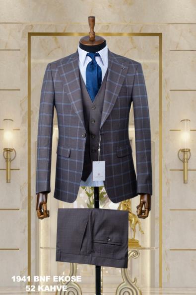 Combined Men's Suit Brown