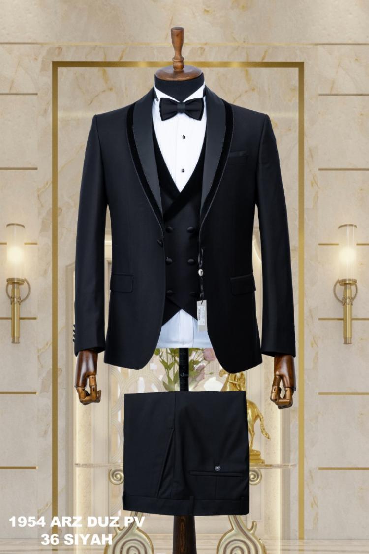 Men's Wedding Suit Black Men's Wedding Suit Black