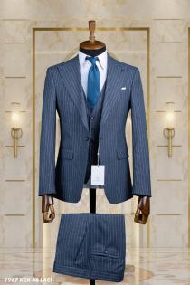 Dobby Men's Suit Navy Blue Dobby Men's Suit Navy Blue