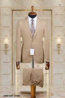Double Men's Suit Kamel