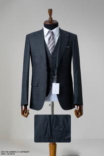 Men's Suit with Double-Sided Vest