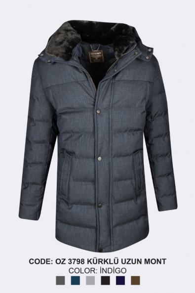 Men's Poly Coat Indigo