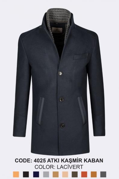 Men's Slim Cachet Coat Navy Blue