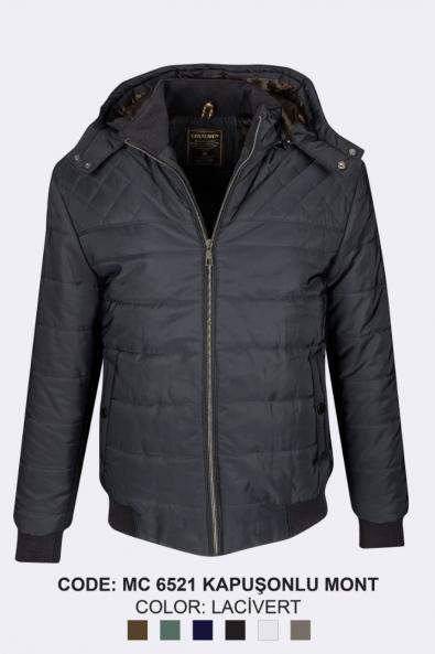 Men's Poly Coat Navy Blue