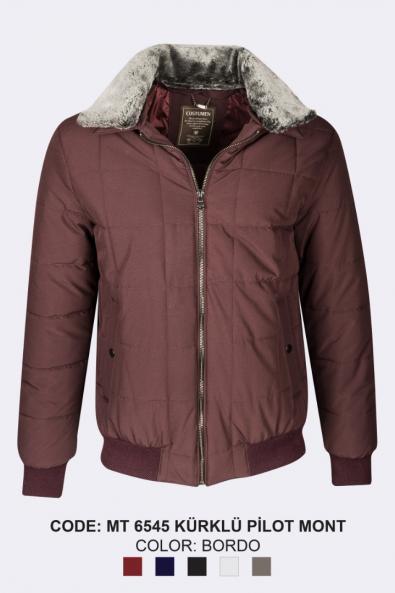 Men's Poly Coat Claret Red