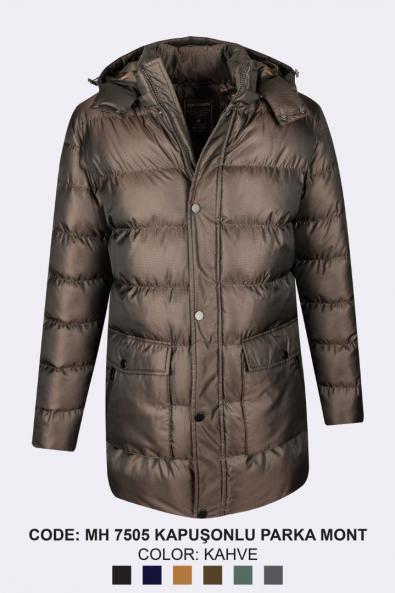 Men's Poly Coat Brown