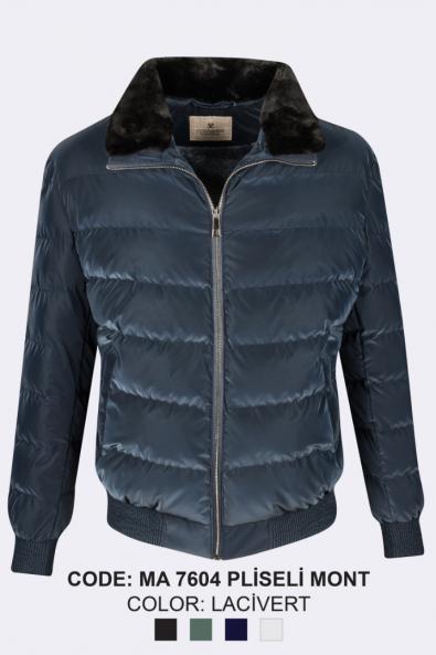 Men's Poly Coat Navy Blue