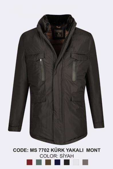 Men's Poly Coat Black