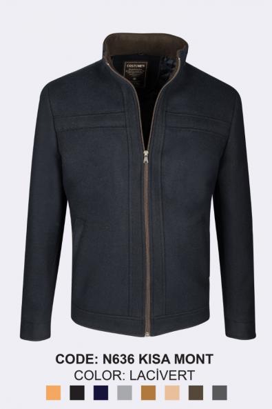 Men's Slim Cachet Coat Navy Blue
